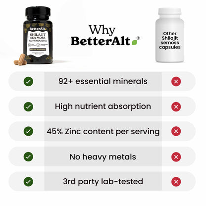 BetterAlt Shilajit Sea Moss - Buy 1 Get 1 Free