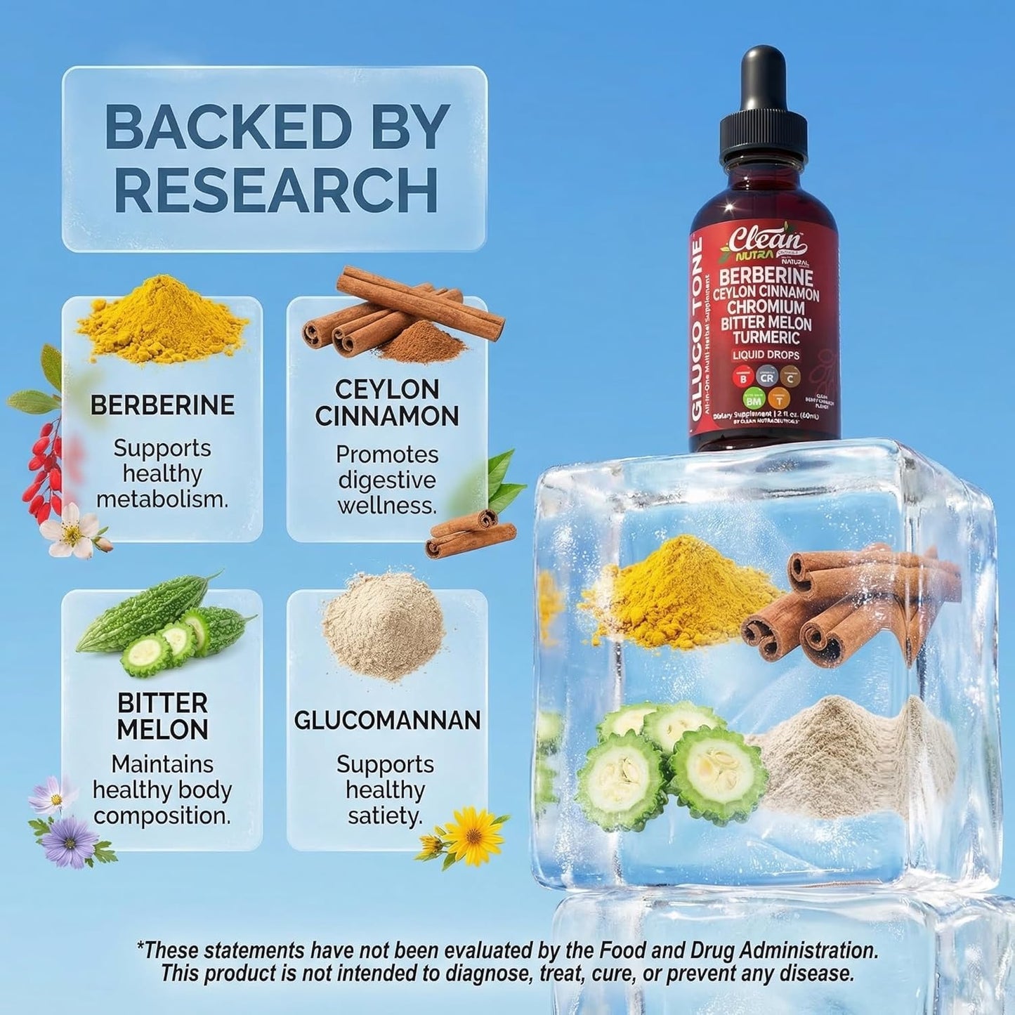 Clean Nutra Berberine Liquid Drops