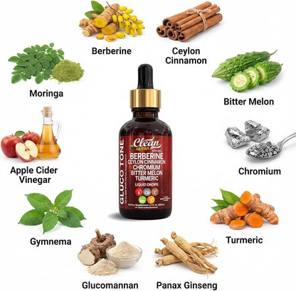 Clean Nutra Berberine Liquid Drops