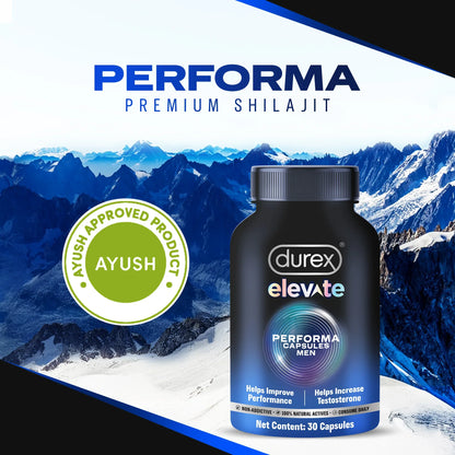 Durex Elevate Performa Shilajit for Men