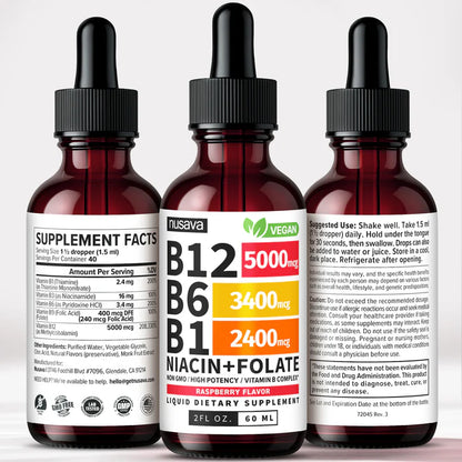Vitamin B12 and B6 Liquid Drops