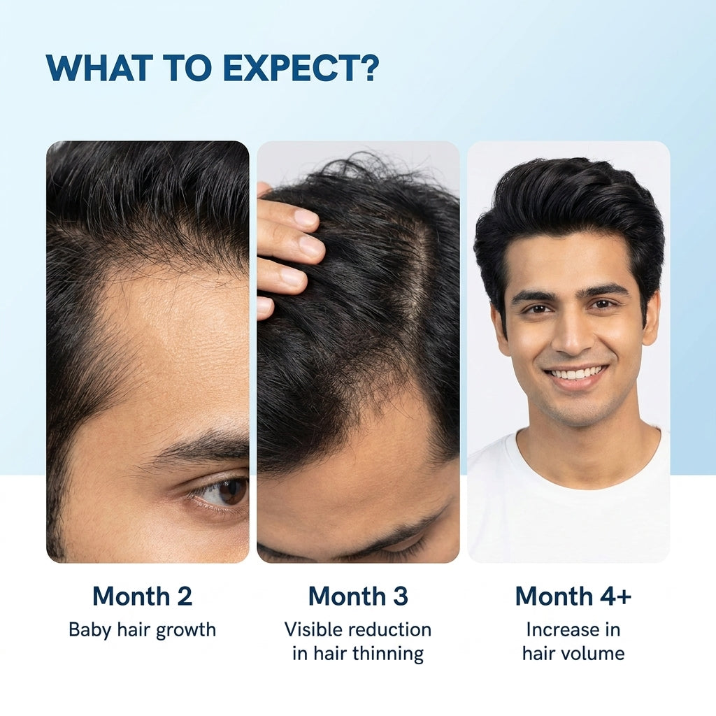 Advanced Hair Growth Roll‑On Serum for Men