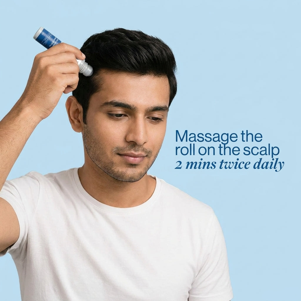 Advanced Hair Growth Roll‑On Serum for Men