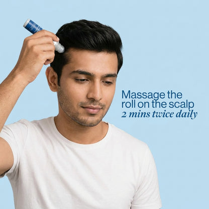 Advanced Hair Growth Roll‑On Serum for Men
