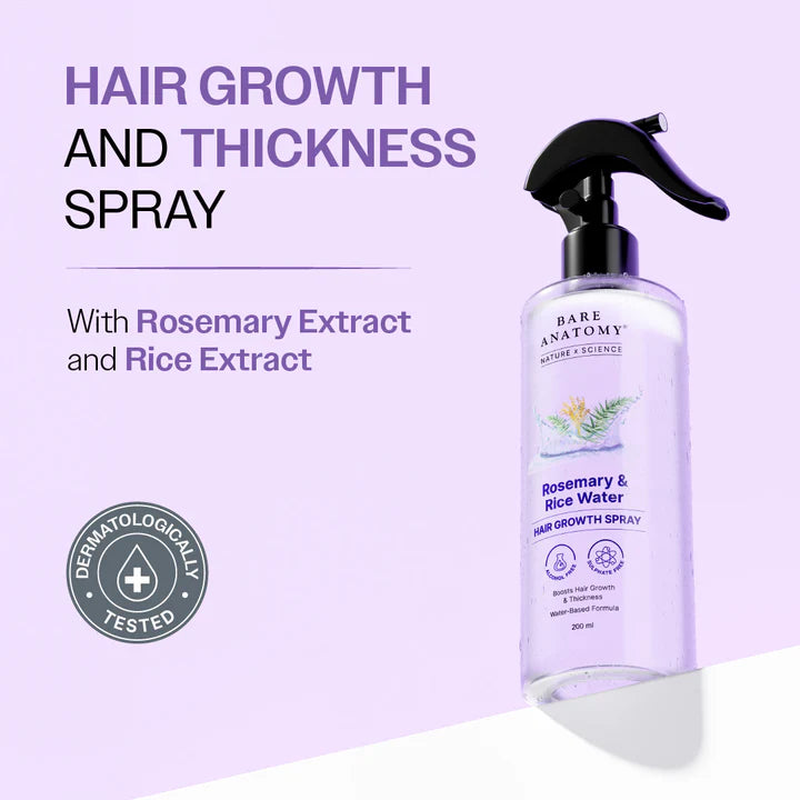 Rosemary & Rice Water Hair Growth Spray