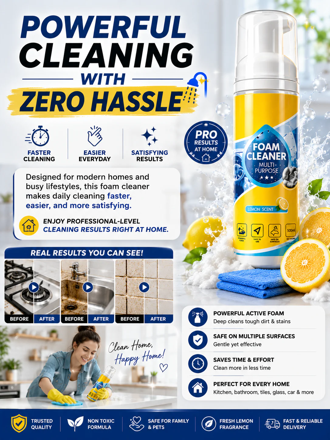 All in one Multi-Purpose Deep Oxalic Cleaning Spray