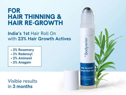 Advanced Hair Growth Roll‑On Serum